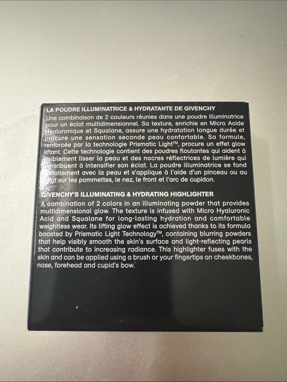 Givenchy Prisme Libre Highlighter Powder — Black & Silver Box - Picture 2 of 7
